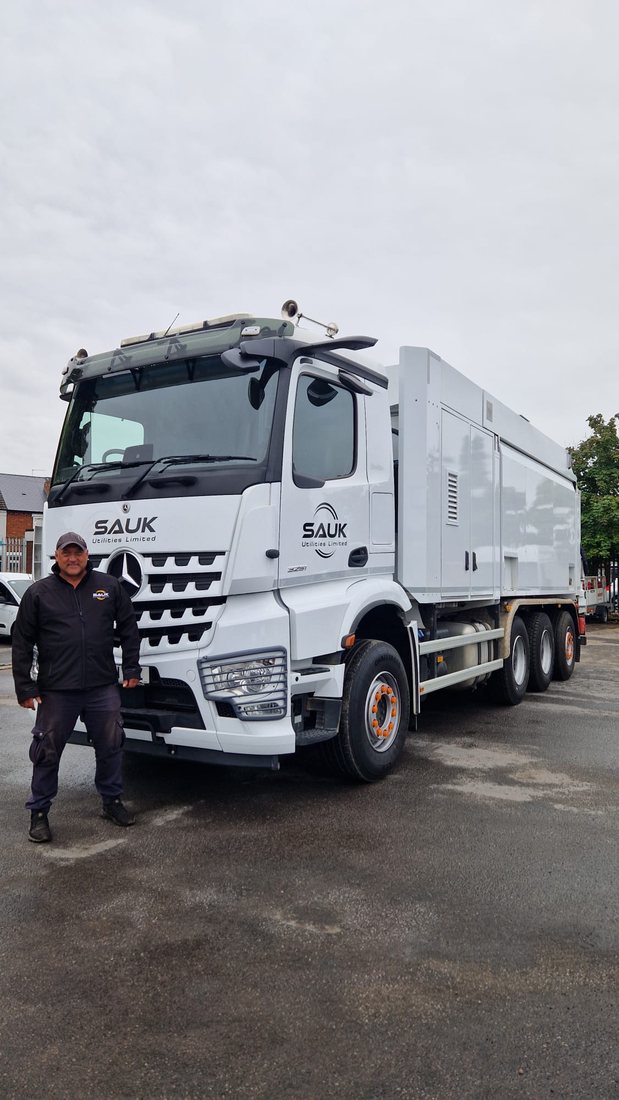 The fifth SAUK vacuum excavator delivered to the yard