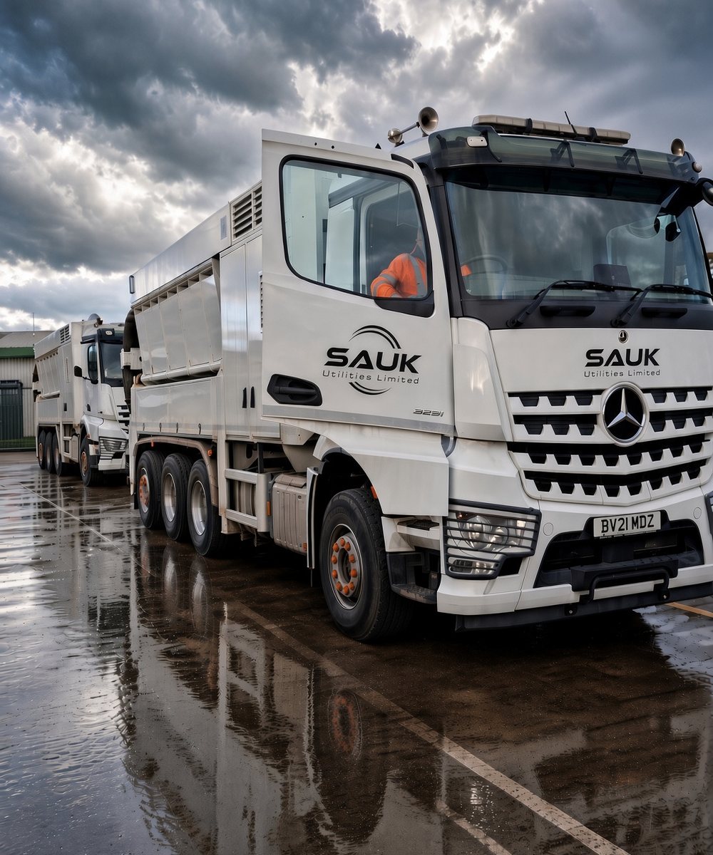 SAUK Vac-Ex unit set up and working on site